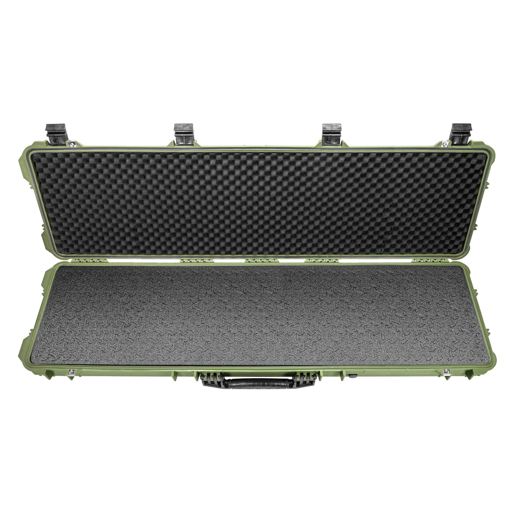 Eylar 53” Hard Rifle Case Equipped With Ragar Reconfigurable & Reusable XP Crosslinked Foam Insert, Waterproof, Shockproof Meets TSA Requirements
