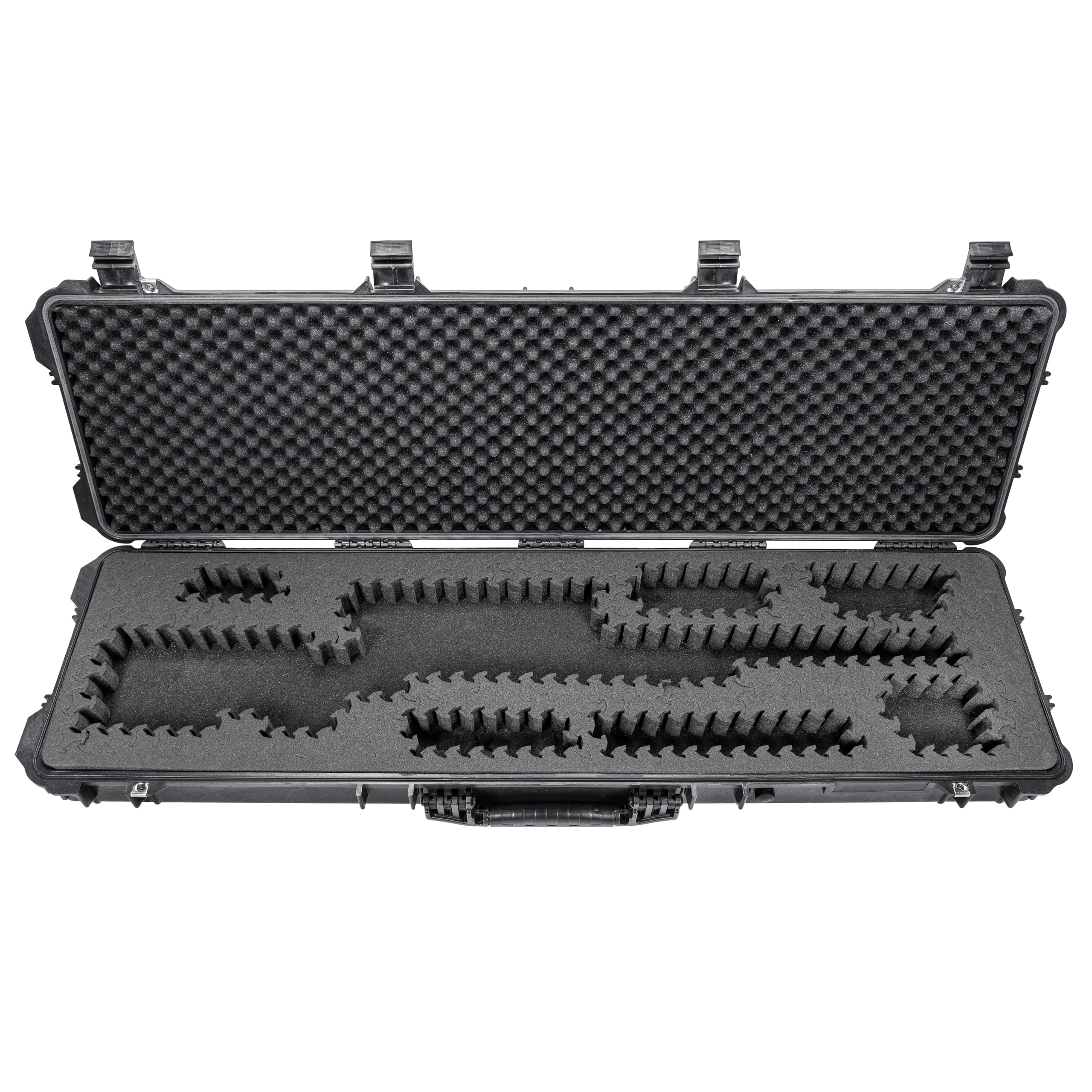 Eylar 53” Hard Rifle Case Equipped With Ragar Reconfigurable & Reusable XP Crosslinked Foam Insert, Waterproof, Shockproof Meets TSA Requirements
