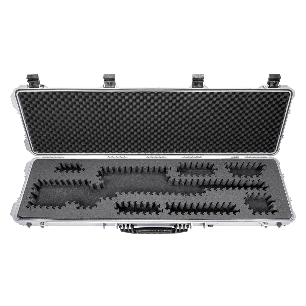 Eylar 53” Hard Rifle Case Equipped With Ragar Reconfigurable & Reusable XP Crosslinked Foam Insert, Waterproof, Shockproof Meets TSA Requirements
