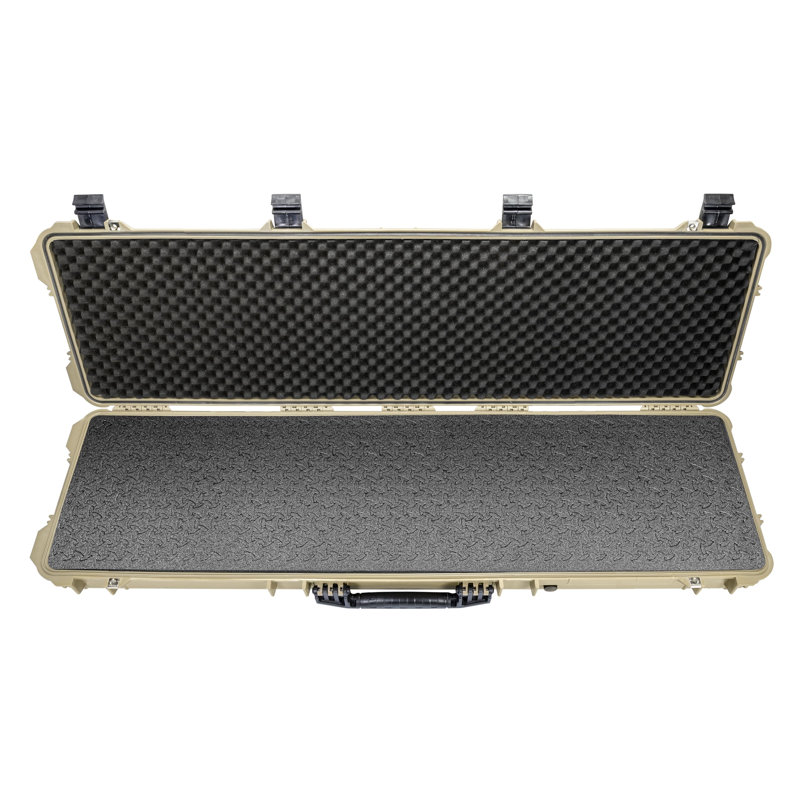 Eylar 53” Hard Rifle Case Equipped With Ragar Reconfigurable & Reusable XP Crosslinked Foam Insert, Waterproof, Shockproof Meets TSA Requirements