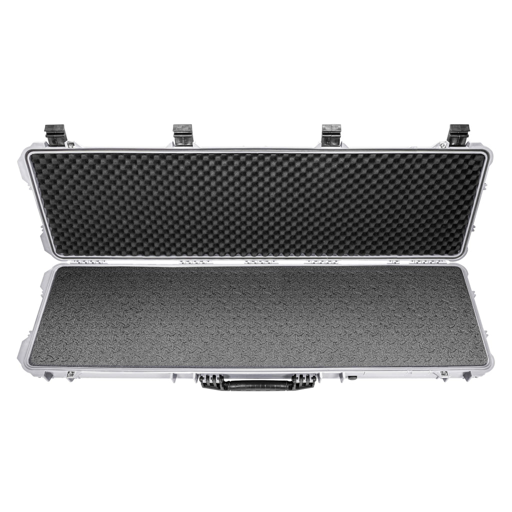 Eylar 53” Hard Rifle Case Equipped With Ragar Reconfigurable & Reusable XP Crosslinked Foam Insert, Waterproof, Shockproof Meets TSA Requirements